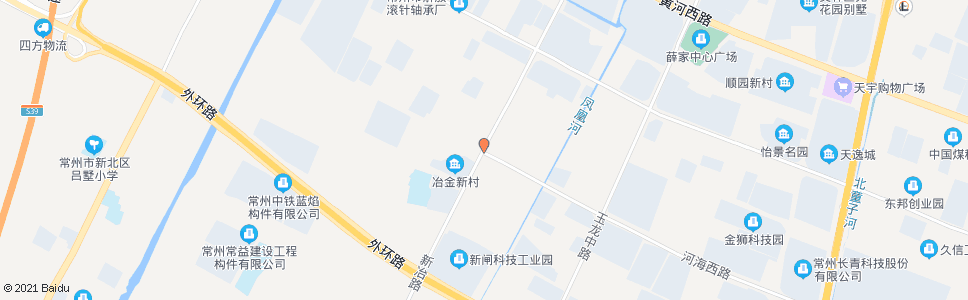 常州新冶路河海路_公交站地图_常州公交_妙搜公交查询2024