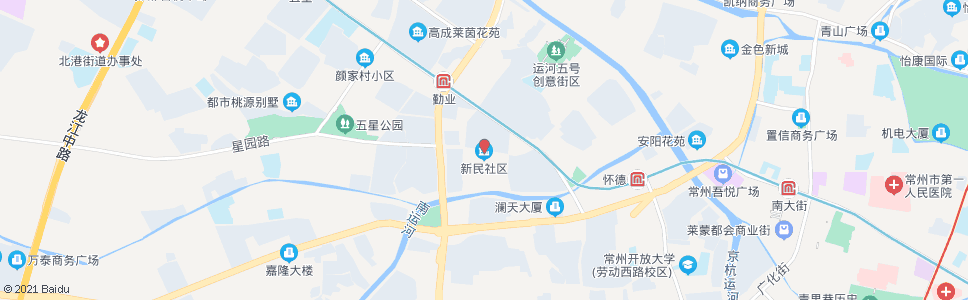 常州朱家村(长江北路)_公交站地图_常州公交_妙搜公交查询2024