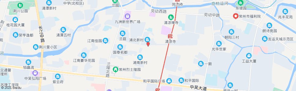 常州浦北新村_公交站地图_常州公交_妙搜公交查询2024