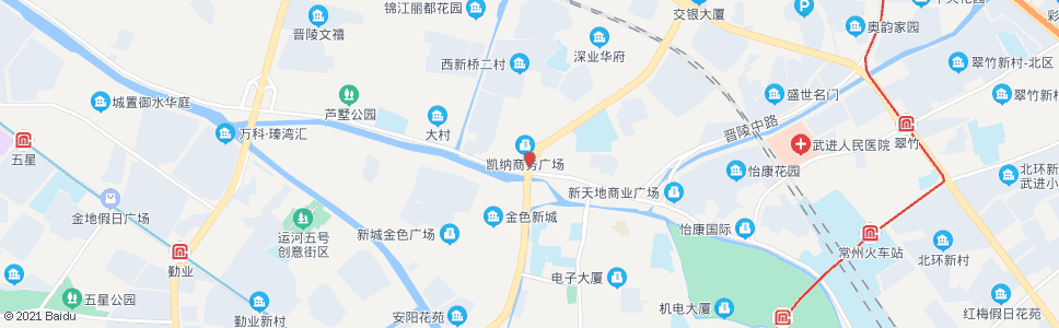 常州西新桥(东)_公交站地图_常州公交_妙搜公交查询2024