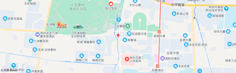 常州淹城公交中心站(回车场)_公交站地图_常州公交_妙搜公交查询2024