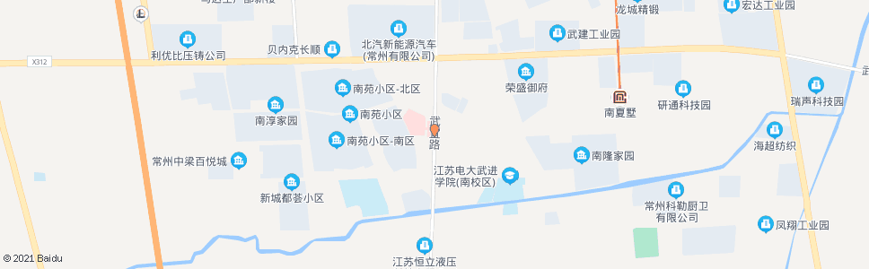 常州南夏墅菜场_公交站地图_常州公交_妙搜公交查询2024