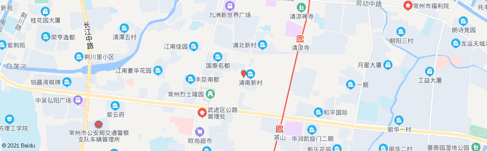 常州浦南新村_公交站地图_常州公交_妙搜公交查询2024