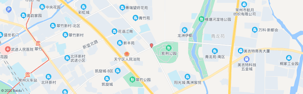 常州竹林路龙锦路_公交站地图_常州公交_妙搜公交查询2024