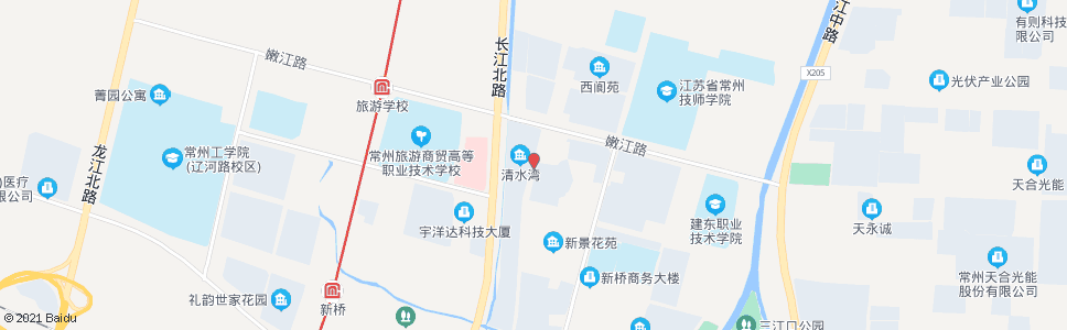 常州清水湾_公交站地图_常州公交_妙搜公交查询2024
