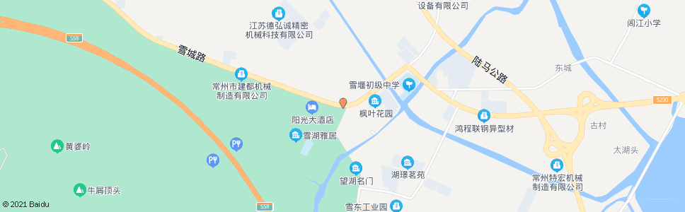 常州雪堰_公交站地图_常州公交_妙搜公交查询2024