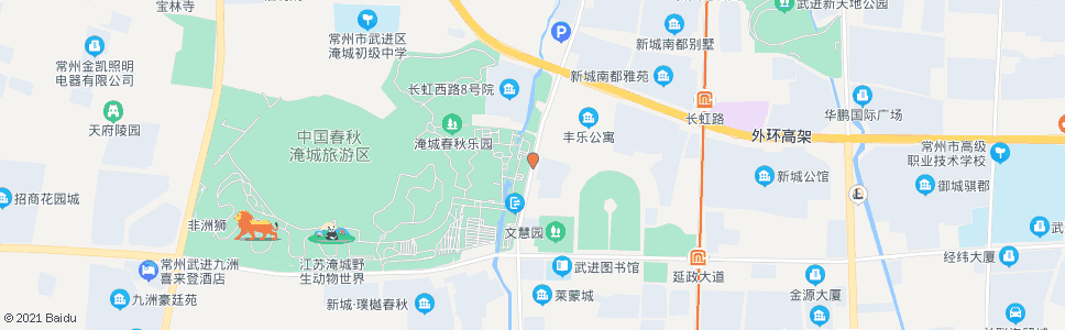 常州淹城_公交站地图_常州公交_妙搜公交查询2024