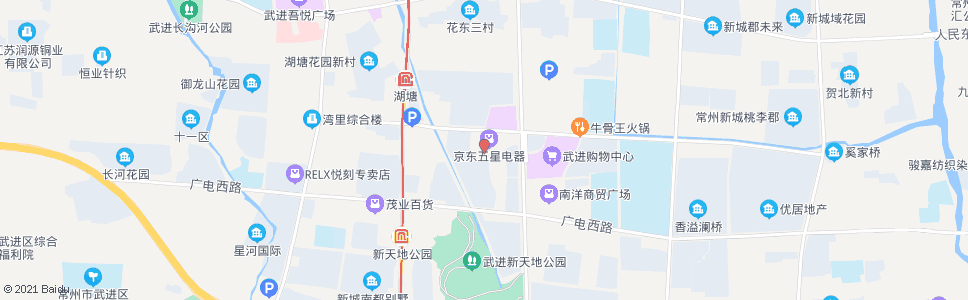 常州湖塘乐购_公交站地图_常州公交_妙搜公交查询2024