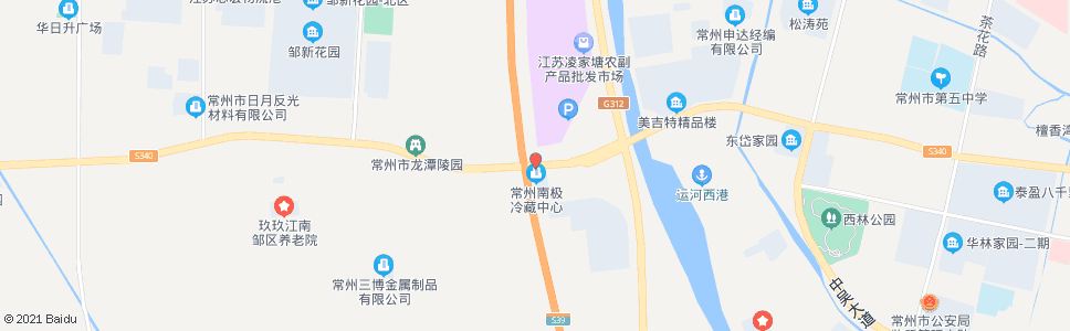 常州常金桥(新阳光食品城)_公交站地图_常州公交_妙搜公交查询2024