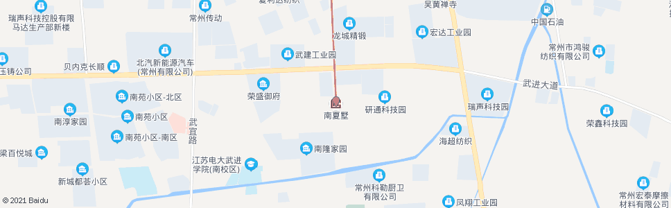 常州南夏墅_公交站地图_常州公交_妙搜公交查询2024