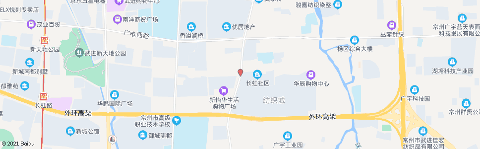 常州长虹村_公交站地图_常州公交_妙搜公交查询2024