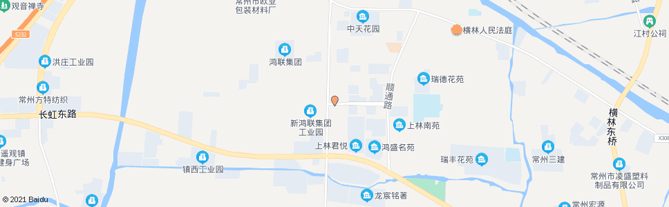 常州公园路横洛路_公交站地图_常州公交_妙搜公交查询2024