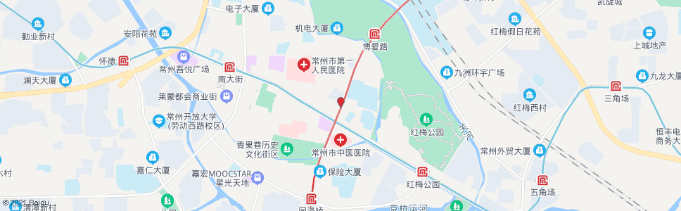 常州文化宫(房产市场)_公交站地图_常州公交_妙搜公交查询2024