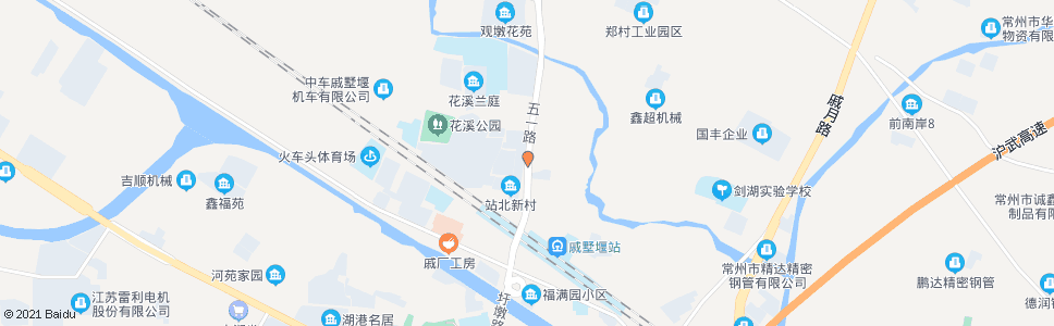 常州五一地道北_公交站地图_常州公交_妙搜公交查询2024