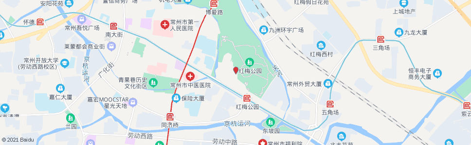 常州红梅公交中心站_公交站地图_常州公交_妙搜公交查询2024