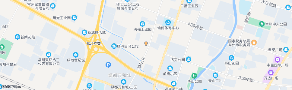常州太湖路(天山路)_公交站地图_常州公交_妙搜公交查询2024