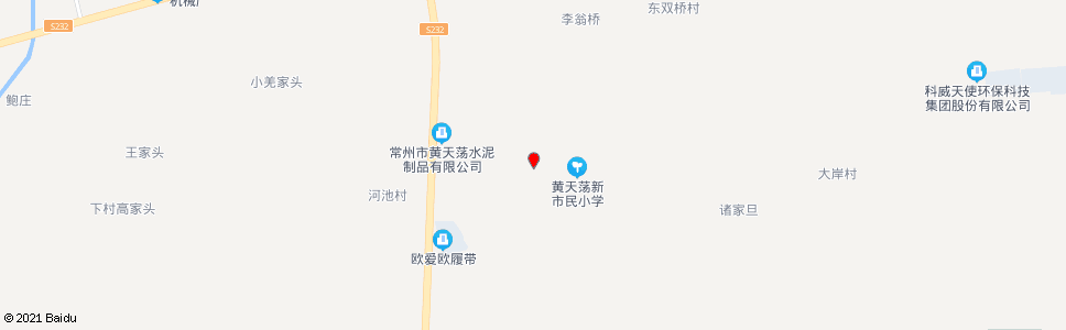 常州黄天荡_公交站地图_常州公交_妙搜公交查询2024