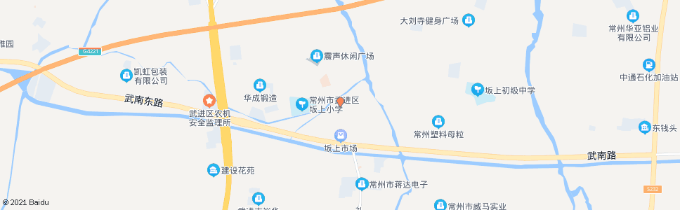 常州坂上_公交站地图_常州公交_妙搜公交查询2024