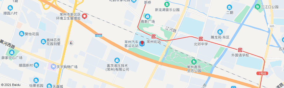 常州城北客运站_公交站地图_常州公交_妙搜公交查询2024