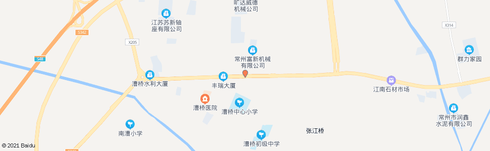 常州漕桥工商所_公交站地图_常州公交_妙搜公交查询2024