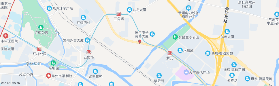 常州横塘河_公交站地图_常州公交_妙搜公交查询2024