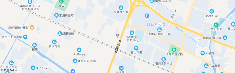 常州新龙路龙江路_公交站地图_常州公交_妙搜公交查询2024