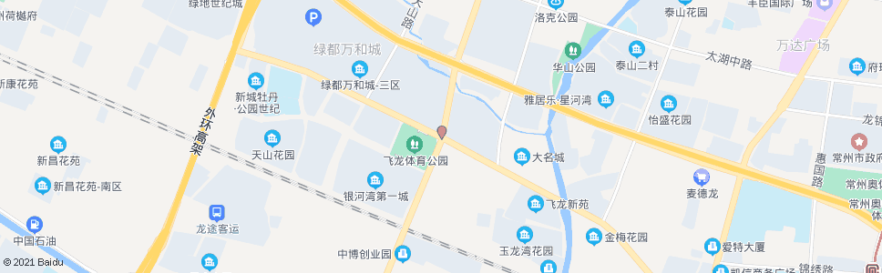 常州长江路飞龙路_公交站地图_常州公交_妙搜公交查询2024