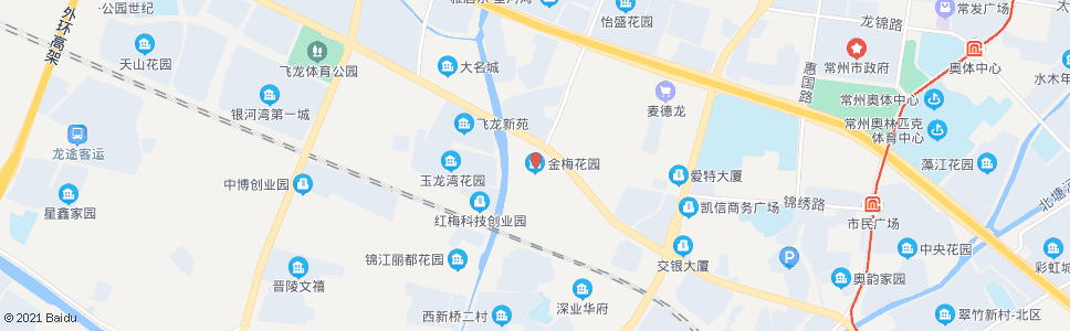 常州金梅花园_公交站地图_常州公交_妙搜公交查询2024
