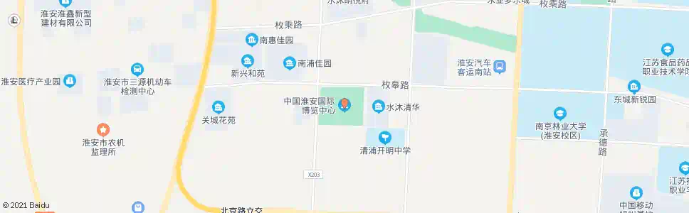 淮安会展中心_公交站地图_淮安公交_妙搜公交查询2024