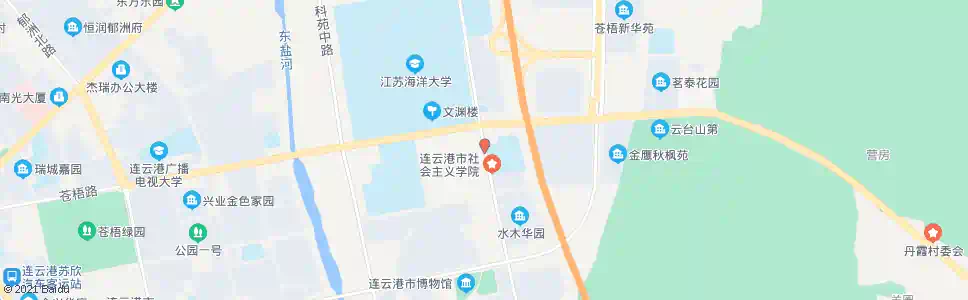 连云港党校_公交站地图_连云港公交_妙搜公交查询2024