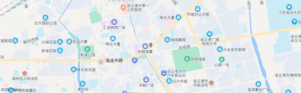 连云港龙河广场(BRT)_公交站地图_连云港公交_妙搜公交查询2024