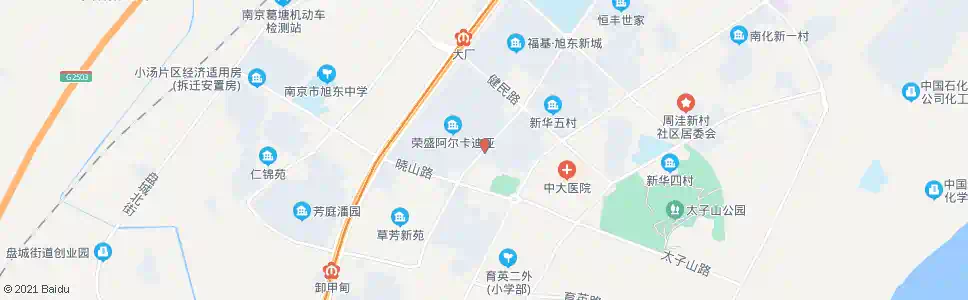 南京荣盛水景城_公交站地图_南京公交_妙搜公交查询2024