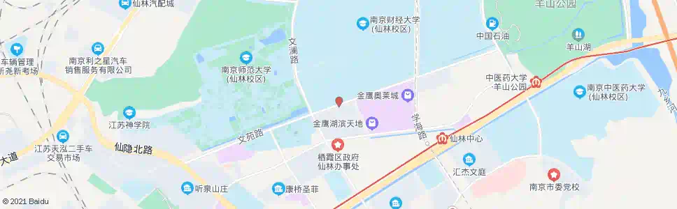 南京文苑路_公交站地图_南京公交_妙搜公交查询2024