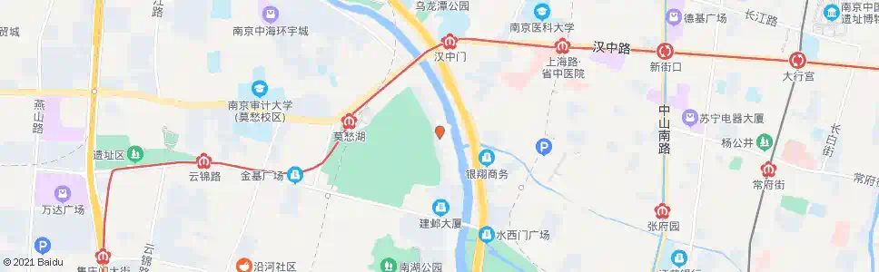 南京莫愁湖东路北站_公交站地图_南京公交_妙搜公交查询2024