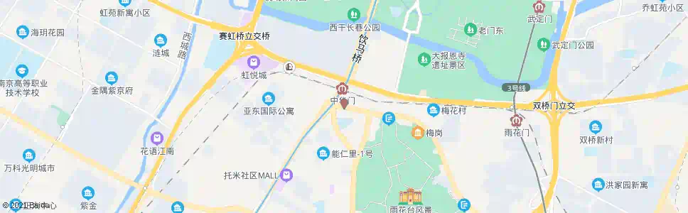 南京雨花西路北站_公交站地图_南京公交_妙搜公交查询2024