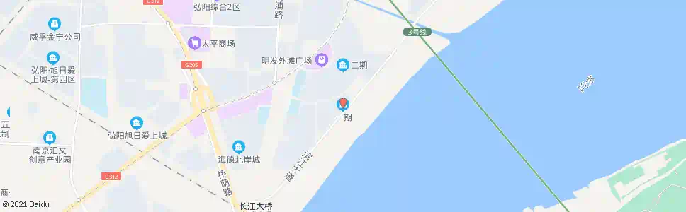 南京明发滨江新城一期_公交站地图_南京公交_妙搜公交查询2024