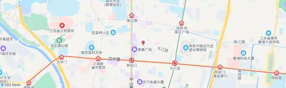 南京长江路估衣廊_公交站地图_南京公交_妙搜公交查询2024