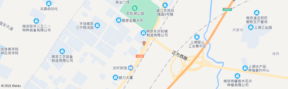 南京马物实业_公交站地图_南京公交_妙搜公交查询2024