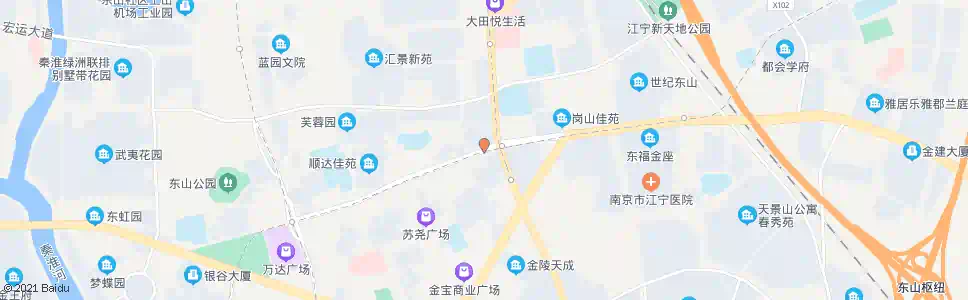 南京东城金发市场_公交站地图_南京公交_妙搜公交查询2024