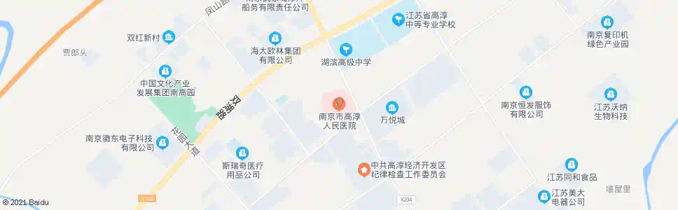 南京高淳人民医院_公交站地图_南京公交_妙搜公交查询2024