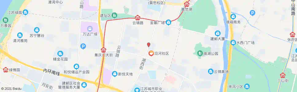 南京沿河村_公交站地图_南京公交_妙搜公交查询2024