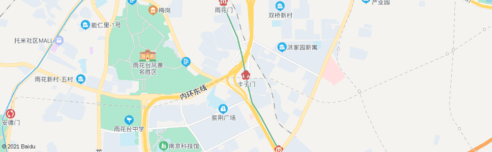 南京卡子门站_公交站地图_南京公交_妙搜公交查询2024