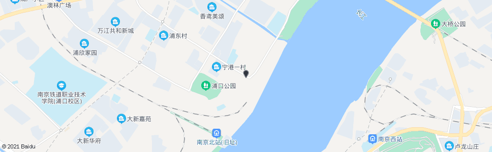 南京津浦大桥东_公交站地图_南京公交_妙搜公交查询2024