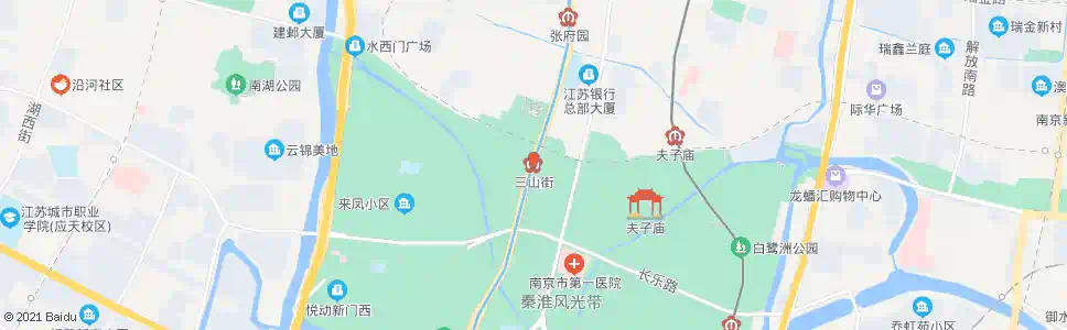 南京三山街站_公交站地图_南京公交_妙搜公交查询2024