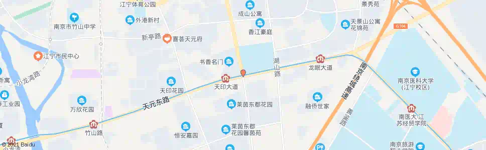 南京天元东路_公交站地图_南京公交_妙搜公交查询2024