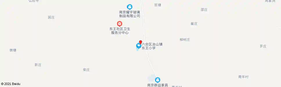 南京东王小学_公交站地图_南京公交_妙搜公交查询2024