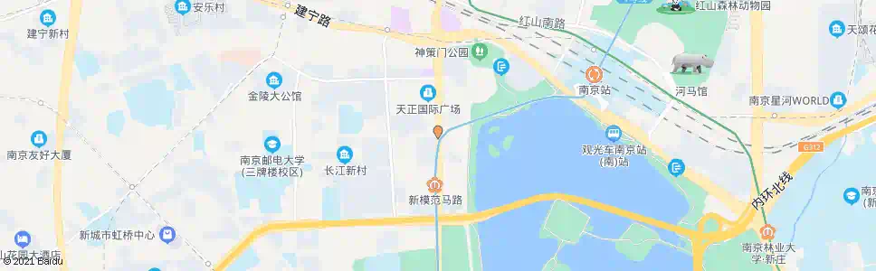 南京许府巷_公交站地图_南京公交_妙搜公交查询2024