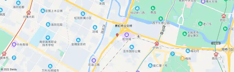 南京赛虹桥_公交站地图_南京公交_妙搜公交查询2024