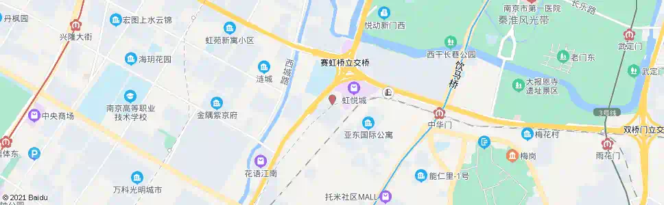 南京西云村北_公交站地图_南京公交_妙搜公交查询2024