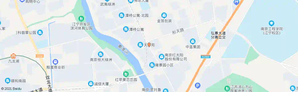 南京彤天路_公交站地图_南京公交_妙搜公交查询2024